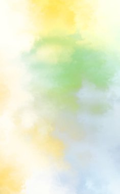 Modern fırça darbeleri. Poster, duvar sanatı, afiş, kart, kitap kapağı veya ambalaj için rahatlatıcı kompozisyonun yumuşak renkli çizimi. Pastel renklerle suluboya. 