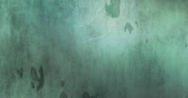 Gotik bir duvarda sıkıntılı ve kirli desenler var. Lekeli renkli hasarlı şablon. Tasarımınız için doku ve elementler. Pis duvar kâğıdı. Grunge arkaplanı.