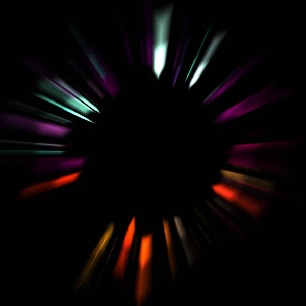 Cool Background Vivid Vibrant Light Flares Colorful Glossy Lights Display — ストック写真