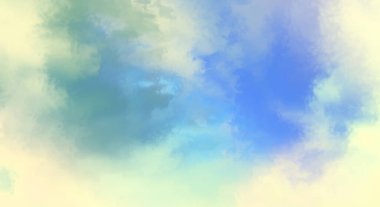 Modern fırça darbeleri. Poster, duvar sanatı, afiş, kart, kitap kapağı veya ambalaj için rahatlatıcı kompozisyonun yumuşak renkli çizimi. Pastel renklerle suluboya. 