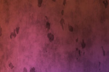 Gotik bir duvarda sıkıntılı ve kirli desenler var. Lekeli renkli hasarlı şablon. Tasarımınız için doku ve elementler. Pis duvar kâğıdı. Grunge arkaplanı.