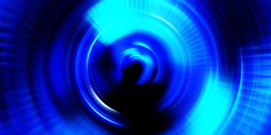 Parlayan neon ışıkları. Parlak sunum tasarım şablonu. Fotoğraf makinesi konsepti. Soyut arkaplan. Dönen ışık ışınları. Hareketli kavramsal duvar kağıdı. Grafik dijital illüstrasyon. 