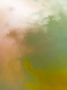 Modern fırça darbeleri. Poster, duvar sanatı, afiş, kart, kitap kapağı veya ambalaj için rahatlatıcı kompozisyonun yumuşak renkli çizimi. Pastel renklerle suluboya. 