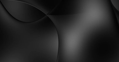 Web sitesi, poster, marka kimliği, broşür, sunum şablonu için lüks koyu bir arka plan. Dalgalı şekilli kaliteli tasarım. Dalgalanmalı soyut arkaplan. Pankart veya kapak tasarımı için dekorasyon.