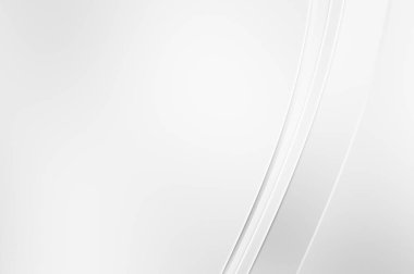 3 boyutlu illüstrasyon. Beyaz kıvrımlı yüzey. Lüks dokuma duvar kağıdı. Zarif bir zemin. Soyut fütüristik geçmiş. Minimalist geometrik kapak tasarımı. Çarpık beyaz çizgiler.