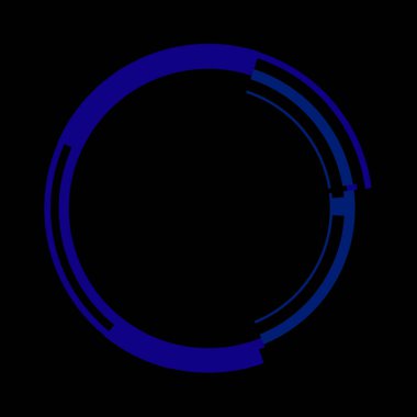 Fütürist dairesel gövde arayüzü elementi. Soyut çember geometrik arkaplan. Dijital teknolojinin grafiksel çizimi.