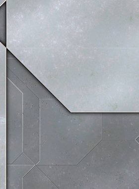 Katmanlı paneller. Fütürist soyut duvar kağıdı. Geometrik teknolojik yansıtıcı arka plan 3D metalik doku. Uzay gemisi desen yüzeyi.