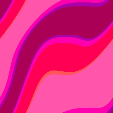 Renkli, dikişsiz şerit deseni. Soyut yüzey arkaplanı. Renkli duvar kağıtları. Retro parlak minimalist malzeme. Tekstil baskısı. Dekoratif motif.