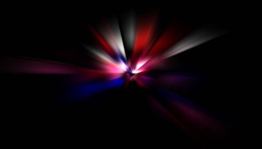 Parlayan yıldızın patlaması. Dinamik renkli arkaplan resmi. Parıldayan ışıklar duvar kağıdı. Tasarımınız için canlı şablon.