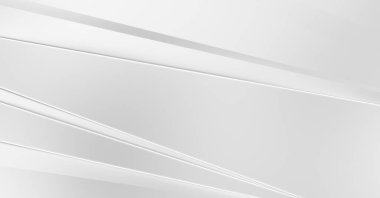 Soyut ışık fütüristik duvar kağıdı. Zarif, parlak çizgili arka plan. Geometrik katmanlı üç boyutlu beyaz arkaplan. Poster, broşür, sunum ve web sitesi için geometrik şablon tasarımı.