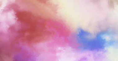 Modern fırça darbeleri. Poster, duvar sanatı, afiş, kart, kitap kapağı veya ambalaj için rahatlatıcı kompozisyonun yumuşak renkli çizimi. Pastel renklerle suluboya. 