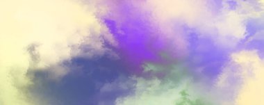 Modern fırça darbeleri. Poster, duvar sanatı, afiş, kart, kitap kapağı veya ambalaj için rahatlatıcı kompozisyonun yumuşak renkli çizimi. Pastel renklerle suluboya. 