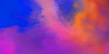 Modern fırça darbeleri. Poster, duvar sanatı, afiş, kart, kitap kapağı veya ambalaj için rahatlatıcı kompozisyonun yumuşak renkli çizimi. Pastel renklerle suluboya. 