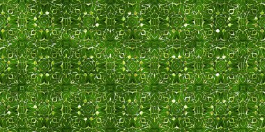 Renkli kumaş arka planında moda tarzında gümüş örgü süsü olan lüks, kusursuz bir şablon. Duvar kağıtları ve tekstil baskısı için tasarım. Lüks, ışıl ışıl metalimsi fantezi dokusu.