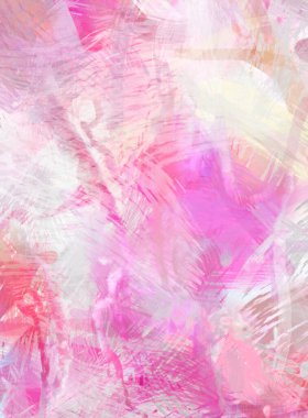 Soyut arkaplanda pürüzlü fırça darbeleri. Fırça boyası. Renkli boya darbeleri. Eşsiz duvar sanatı. Tuvaldeki modern sanat. Renkli çağdaş sanat eserleri.