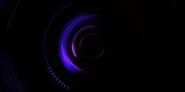 Fotoğraf makinesi konsepti. Soyut arkaplan. Dönen ışık ışınları. Hareketli kavramsal duvar kağıdı. Grafik dijital illüstrasyon. Parlayan neon ışıkları. Parlak sunum tasarım şablonu.