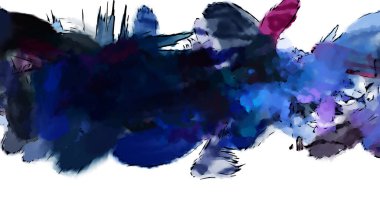 Mürekkep ve fosforlu kalemler yaratıcı çizimler. Beyaz arka planda boyama. El çizimi soyut renk dokuları. Poster, kart, davetiye, pankart, broşür, broşür için tasarım. Boyalı fırça darbeleri