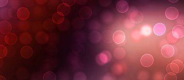 Kavramsal ışıklar duvar kağıdı. Güzel soyut çok renkli bokeh çemberleri parçacıklarla çevrili. Metninizi veya başlığınızı göstermek için boşluk ile odaklanmış olmayan canlı illüstrasyon. 