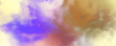 Modern fırça darbeleri. Poster, duvar sanatı, afiş, kart, kitap kapağı veya ambalaj için rahatlatıcı kompozisyonun yumuşak renkli çizimi. Pastel renklerle suluboya. 