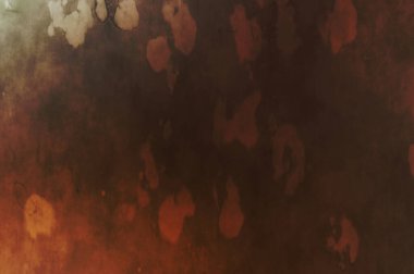 Gergin bir geçmişi ve sıkıntılı bir yapısı var. Renkli tozlu şablon. Tasarımınız için doku ve elementler. Çizik ve lekeli duvar kağıdı. Gotik duvar.