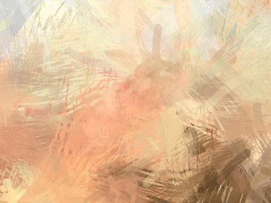 Soyut arkaplanda pürüzlü fırça darbeleri. Fırça boyası. Renkli boya darbeleri. Eşsiz duvar sanatı. Tuvaldeki modern sanat. Renkli çağdaş sanat eserleri.