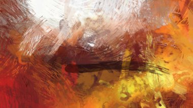 Soyut arkaplanda pürüzlü fırça darbeleri. Fırça boyası. Renkli boya darbeleri. Eşsiz duvar sanatı. Tuvaldeki modern sanat. Renkli çağdaş sanat eserleri.