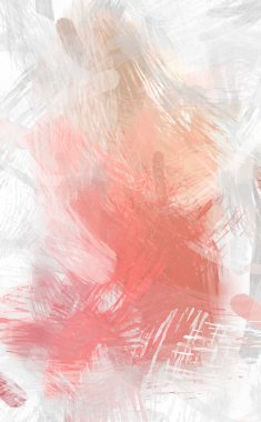 Soyut arkaplanda pürüzlü fırça darbeleri. Fırça boyası. Renkli boya darbeleri. Eşsiz duvar sanatı. Tuvaldeki modern sanat. Renkli çağdaş sanat eserleri.