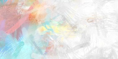 Soyut arkaplanda pürüzlü fırça darbeleri. Fırça boyası. Renkli boya darbeleri. Eşsiz duvar sanatı. Tuvaldeki modern sanat. Renkli çağdaş sanat eserleri.