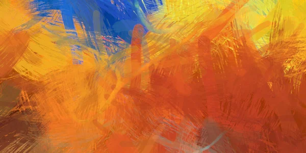 Pinceladas Ásperas Sobre Fondo Abstracto Pinceles Pintura Color Arte Mural —  Fotos de Stock