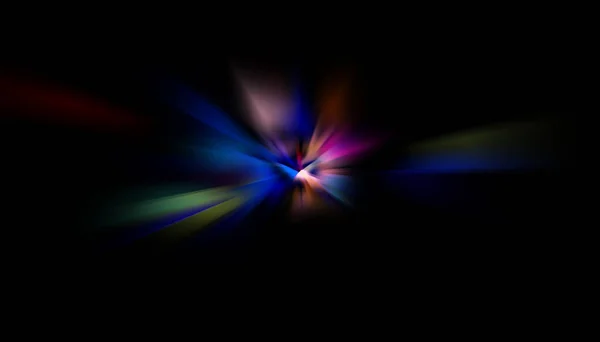 Explosion Glödande Stjärna Dynamisk Färgstark Bakgrundsbild Glödlampor Tapeter Vibrerande Mall — Stockfoto