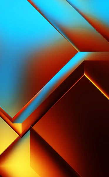 Illustration Trendig Enkel Geometrisk Färg Lutning Abstrakt Bakgrund Geometriska Dynamiska — Stockfoto