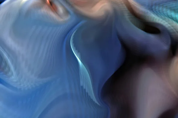 Abstrakte Darstellung Von Wirbeln Mit Bewegungspfaden Drehende Strömung Von Vibrat — Stockfoto