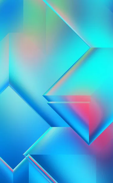 Illustration Trendige Einfache Geometrische Farbverlauf Abstrakten Hintergrund Geometrische Dynamische Formen — Stockfoto