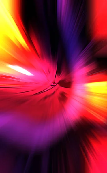 Colorful Vibrant Flashes Light Energy Warped Graphic Motion Background Dynamic — Stock Photo, Image