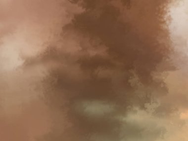 Modern fırça darbeleri. Poster, duvar sanatı, afiş, kart, kitap kapağı veya ambalaj için rahatlatıcı kompozisyonun yumuşak renkli çizimi. Pastel renklerle suluboya. 