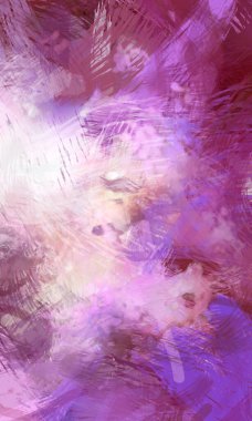 Soyut arkaplanda pürüzlü fırça darbeleri. Fırça boyası. Renkli boya darbeleri. Eşsiz duvar sanatı. Tuvaldeki modern sanat. Renkli çağdaş sanat eserleri.