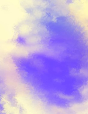 Modern fırça darbeleri. Poster, duvar sanatı, afiş, kart, kitap kapağı veya ambalaj için rahatlatıcı kompozisyonun yumuşak renkli çizimi. Pastel renklerle suluboya. 