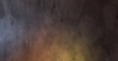 Grunge 'un geçmişi. Renkli şablon. Tasarımınız için doku ve elementler. Stres desenli gotik duvar. Büyük eski lekeli duvar kâğıdı. 