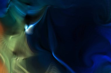 Hareketli girdapların soyut çizimi. Titreşimli renkli kıvrımların dönen akışı. Kıvrımlı ve kıvrımlı arka plan ve çizgiler. Garip duvar kâğıdı tasarımı. Dalgalanma arkaplanı.