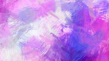 Soyut arkaplanda pürüzlü fırça darbeleri. Fırça boyası. Renkli boya darbeleri. Eşsiz duvar sanatı. Tuvaldeki modern sanat. Renkli çağdaş sanat eserleri.