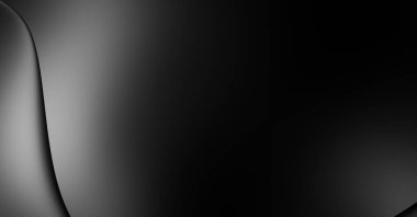 Web sitesi, poster, marka kimliği, broşür, sunum şablonu için lüks koyu bir arka plan. Dalgalı şekilli kaliteli tasarım. Dalgalanmalı soyut arkaplan. Pankart veya kapak tasarımı için dekorasyon.