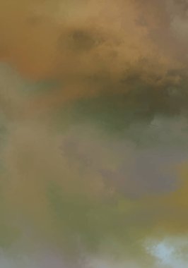 Modern fırça darbeleri. Poster, duvar sanatı, afiş, kart, kitap kapağı veya ambalaj için rahatlatıcı kompozisyonun yumuşak renkli çizimi. Pastel renklerle suluboya. 