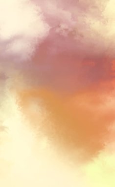 Modern fırça darbeleri. Poster, duvar sanatı, afiş, kart, kitap kapağı veya ambalaj için rahatlatıcı kompozisyonun yumuşak renkli çizimi. Pastel renklerle suluboya. 