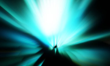 Siyah zemin üzerinde ışık parçacığı izleri. Parlayan parçacıkları ve çizgileri olan ışık patlaması yıldızı. Güzel hareketli soyut ışınlar duvar kağıdı. Renkli Patlama grafiği. Işık ışınlarının patlaması. 