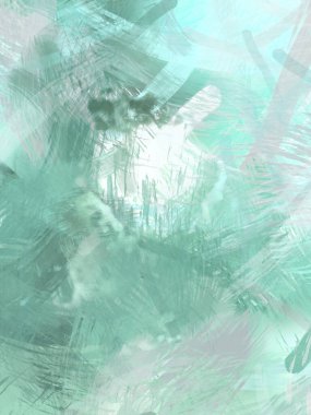 Soyut arkaplanda pürüzlü fırça darbeleri. Fırça boyası. Renkli boya darbeleri. Eşsiz duvar sanatı. Tuvaldeki modern sanat. Renkli çağdaş sanat eserleri.