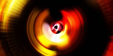 Parlayan neon ışıkları. Parlak sunum tasarım şablonu. Fotoğraf makinesi konsepti. Soyut arkaplan. Dönen ışık ışınları. Hareketli kavramsal duvar kağıdı. Grafik dijital illüstrasyon. 