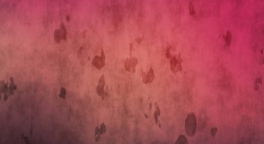 Gotik bir duvarda sıkıntılı ve kirli desenler var. Lekeli renkli hasarlı şablon. Tasarımınız için doku ve elementler. Pis duvar kâğıdı. Grunge arkaplanı.