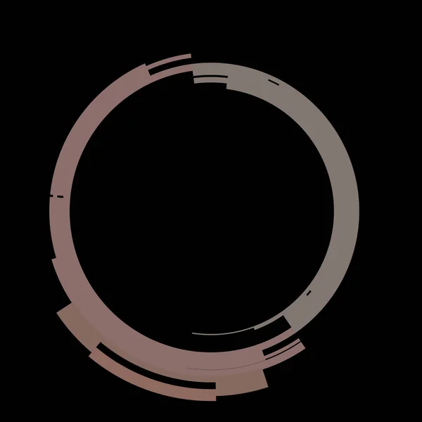 Φουτουριστικό Κυκλικό Στοιχείο Διασύνδεσης Hud Αφηρημένο Γεωμετρικό Υπόβαθρο Κύκλου Γραφική — Φωτογραφία Αρχείου