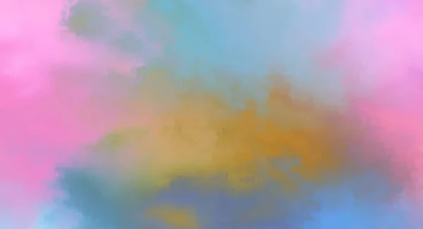 Modern Brush Strokes Painting Soft Color Painted Illustration Soothing Composition — Stock Photo, Image