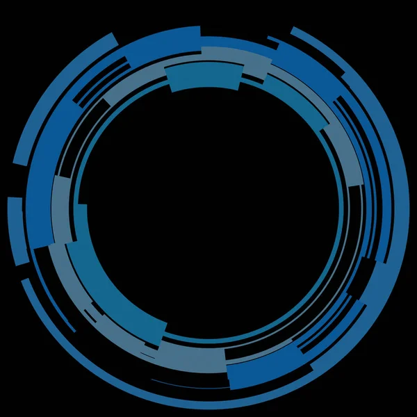Футуристичний Елемент Кругового Інтерфейсу Абстрактне Коло Геометричного Фону Графічна Ілюстрація — стокове фото